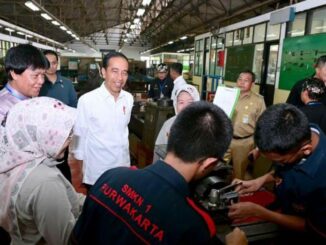 Presiden Jokowi Kunjungi SMK Negeri 1 Purwakarta