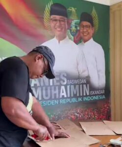 Anies Baswedan menggugah semangat Pemilu