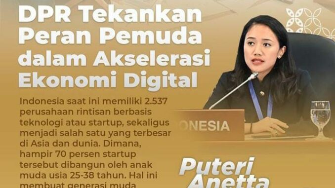 Puteri Komarudin dari DPR RI mendorong peran penting pemuda dalam ekonomi digital. Temukan wawasan mengenai proyeksi pertumbuhan ekonomi digital Indonesia yang mengejutkan!