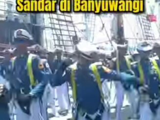 Pesona KRI Dewaruci dan KRI Makassar: Latihan Jalasesya di Pelabuhan Tanjung Wangi