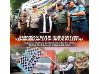 Bantuan Kemanusiaan Palestina: Gubernur Khofifah dan Forkopimda Jatim Beraksi