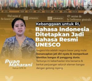 Bahasa Indonesia Menjadi Bahasa Resmi Unesco