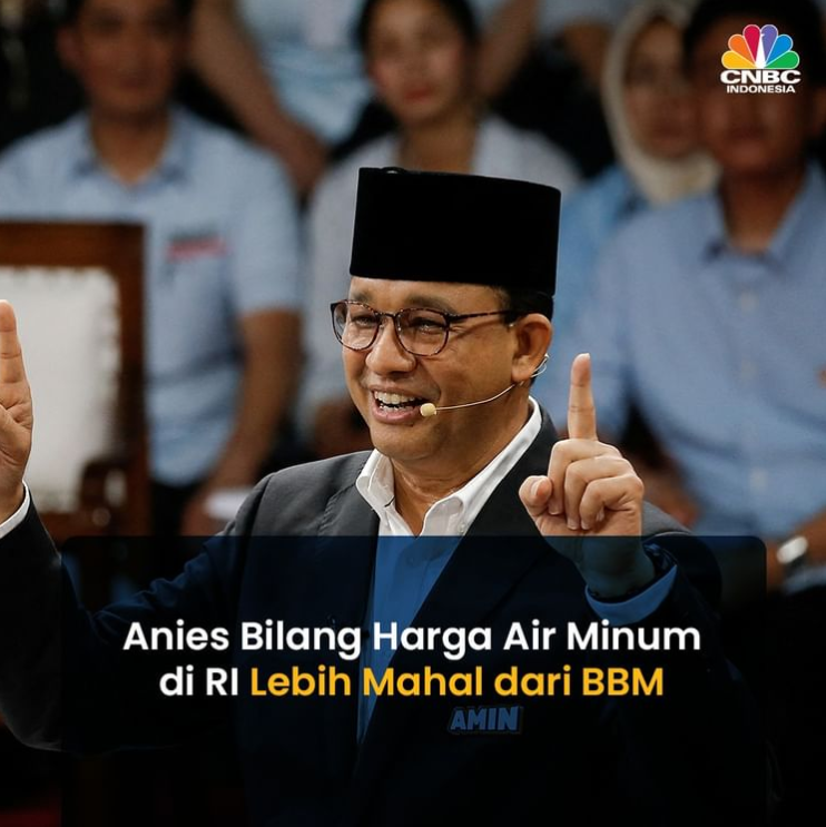 Anies Baswedan Soroti Kontroversi Harga Air Minum: Apa Kata Capres Nomor 1?