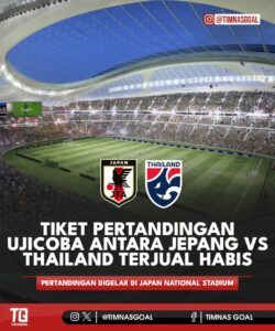 Penggemar sepak bola, siap-siap untuk pertarungan seru antara Jepang dan Thailand di Toyo Tires Cup! Tiket sudah habis, jangan lewatkan aksi hebat pada 1 Januari 2024.