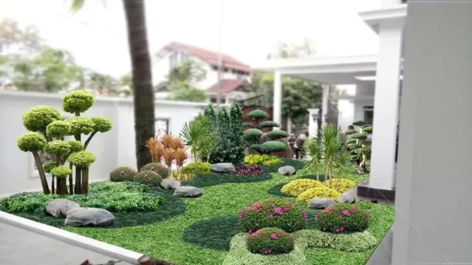 20 Ide Desain Taman Mini Belakang Rumah, Minimalis, Asri Nan Cantik