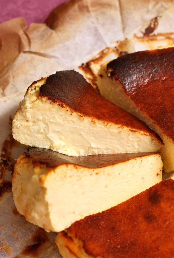 Basque Burnt Cheesecake (Khas Spanyol)