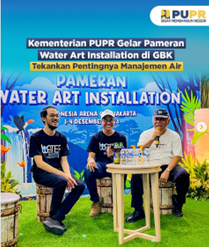 Menteri Basuki Hadimuljono Buka Pameran Water Art!