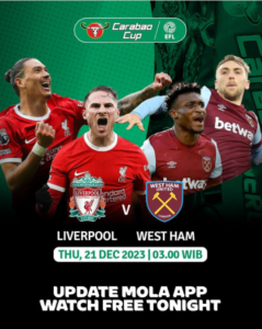 Liverpool vs. West Ham