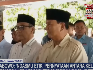 'Ndasmu Etik' Prabowo jadi Blunder Politik