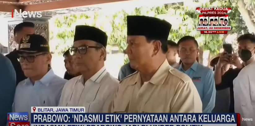 'Ndasmu Etik' Prabowo jadi Blunder Politik