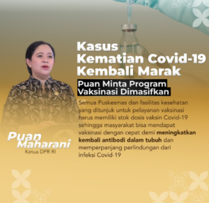 Dorongan ketua DPR RI Untuk Menggencarkan Kembali Progra m Vaksinasi