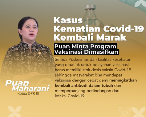 Dorongan ketua DPR RI Untuk Menggencarkan Kembali Progra m Vaksinasi