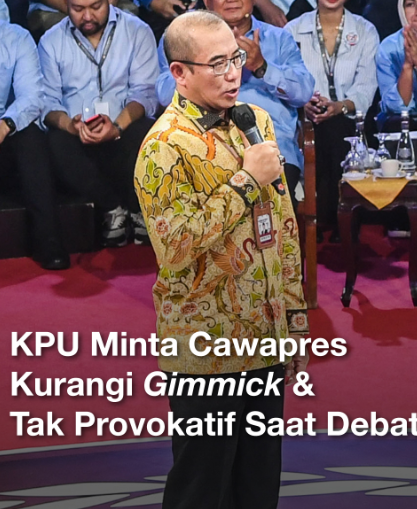 Ketua KPU memperingatkan cawapres untuk menghindari gimmick