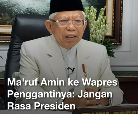 Wapres Ma'ruf Amin menegaskan urgensi Wapres yang sesuai perannya.