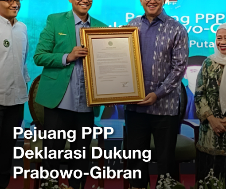 Pejuang PPP menyatakan dukungan kuat untuk Prabowo-Gibran.