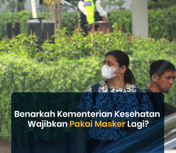 klarifikasi resmi Kemenkes RI terkait kabar hoaks wajib masker.