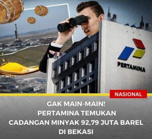 Penemuan Cadangan Minyak Sebesar 92,79% Juta Barel Di Bekasi