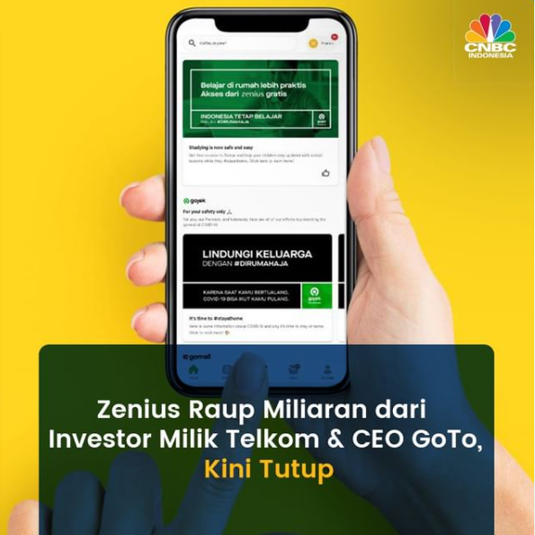 Zenius, startup pendidikan terkemuka, mengumumkan penutupan sementara.