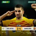 Barcelona Tampil Agresif, Kalahkan Real Betis dengan Skor Telak