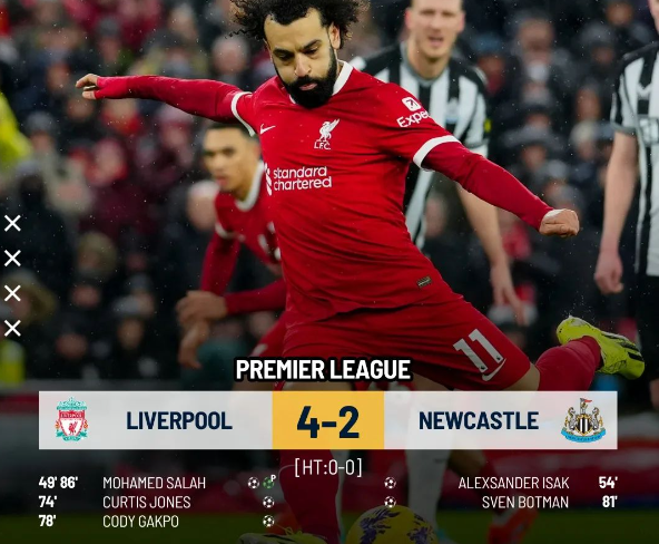 Liverpool Menang 4-2