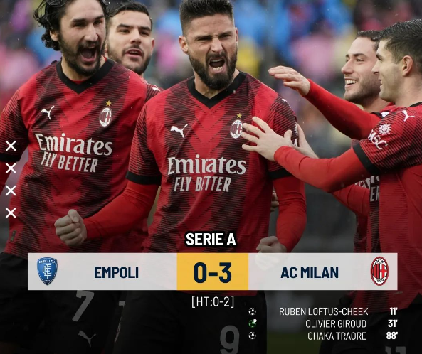 Empoli Dihantam AC Milan