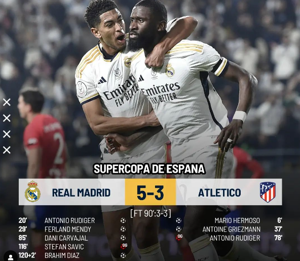 Real Madrid dan Atletico Madrid Berakhir Dramatis!