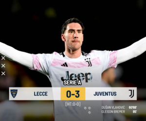 Juventus Terkam Lecce