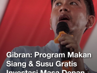 Calon wakil presiden nomor 2, Gibran, memaparkan program inovatifnya