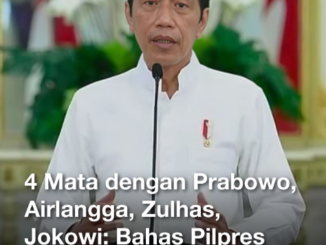 Jokowi mengatasi isu netralitas dalam pertemuan santap bersama ketua partai terkemuka.