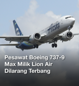 Pesawat Lion Air Diberhentikan