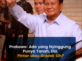 Prabowo menyingkap misteri tanahnya dalam Debat Capres 2024.