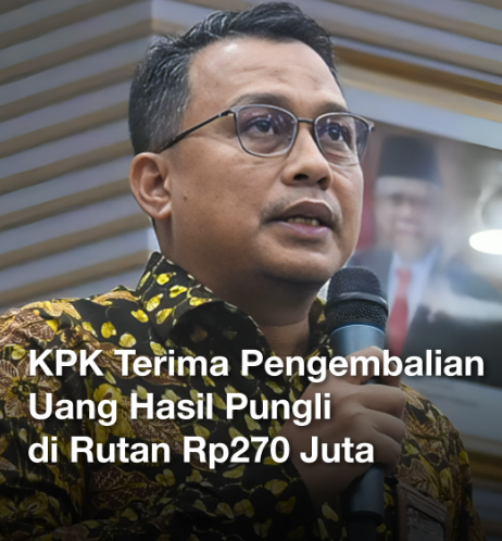 KPK menerima puluhan juta dari praktik pungutan liar.