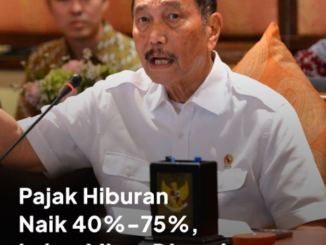 Alasan kontroversial dari Menko Marves terkait pajak hiburan yang mencapai 75%.