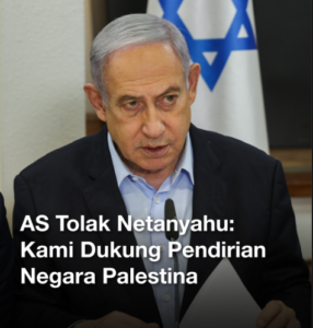 AS dan Israel terkait pendirian negara Palestina setelah perang Gaza.