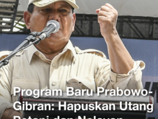 Prabowo-Gibran janji hapus utang petani, nelayan.