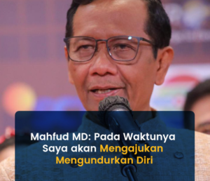 Calon Wakil Presiden nomor urut 3, Mahfud MD, mengungkapkan alasan di balik rumor pengunduran dirinya