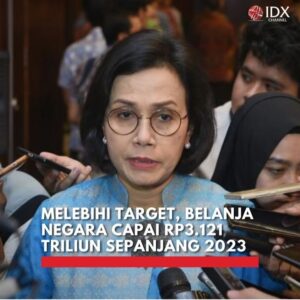 Sri Mulyani memberikan rincian lengkap tentang capaian belanja pemerintah 2023, membedah aspek terkait pertumbuhan dan penurunan.