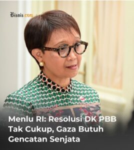 Retno Marsudi menyuarakan kegagalan Dewan Keamanan PBB, sementara Indonesia dorong pentingnya gencatan senjata di Gaza.