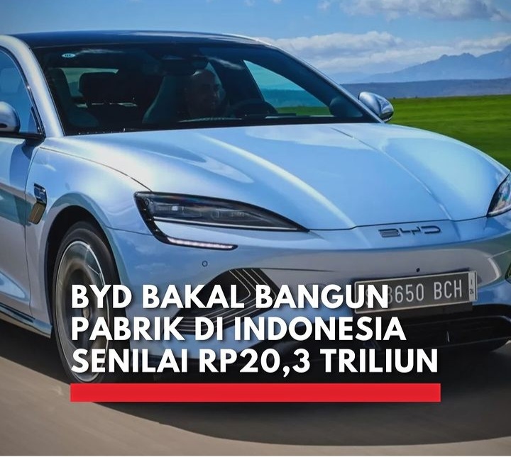 BYD memperkenalkan mobil listrik terkini dan berencana bangun pabrik super dengan investasi mencengangkan di Indonesia.