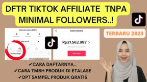 cara daftar tiktok affiliate