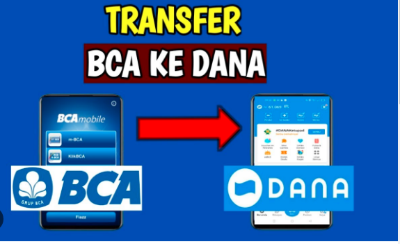 cara transfer bca ke dana