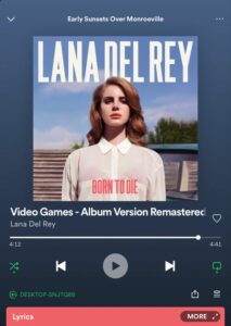 lagu video games lana del rey