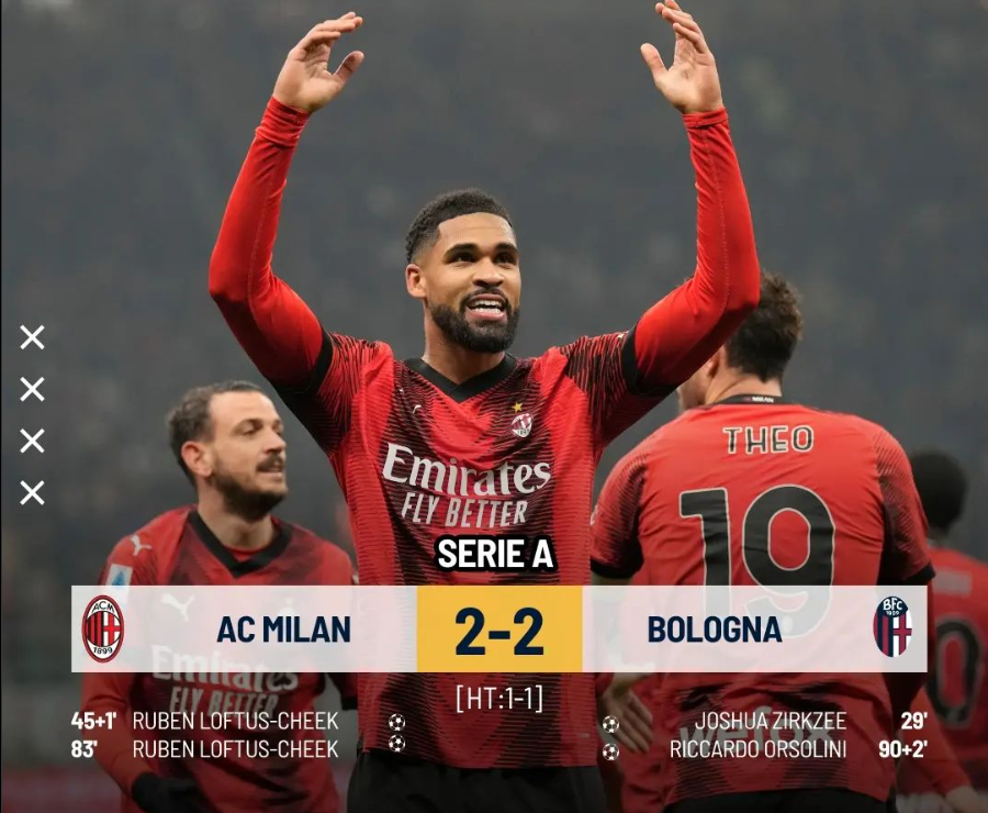 Loftus-Cheek dan Milan Berimbang!