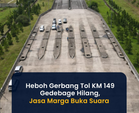 Kabar heboh di media sosial! Temukan alasan di balik menghilangnya Gerbang Tol KM 149 Gedebage Tol Padaleunyi dari Jasa Marga.