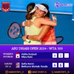 Aldila Sutjiadi/Miyu Kato Tumbang di Babak 16 Besar Abu Dhabi Open 2024