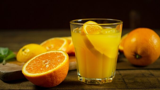 minuman olahan jeruk peras