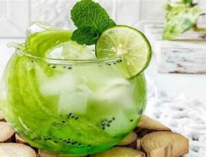 resep es kuwut melon