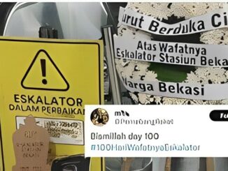 Karangan Bunga Putih di Stasiun Bekasi Bergema!