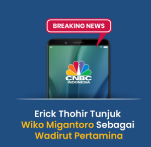 Keputusan mendebarkan! Menteri BUMN Erick Thohir bersama Wiko Migantoro, tandatangani era baru di kepemimpinan Pertamina.