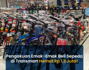 Transmart memanjakan pecinta gowes dengan diskon luar biasa! Sepeda lipat impianmu sekarang lebih terjangkau, nikmati promo spektakuler ini!